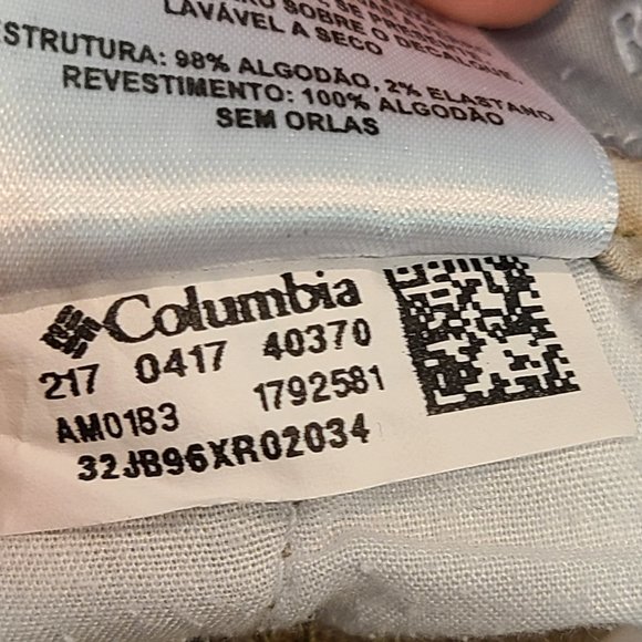 Columbia Pant Flex Roc Khaki Tan Pants 38 x 29 Regular Fit - Picture 9 of 10